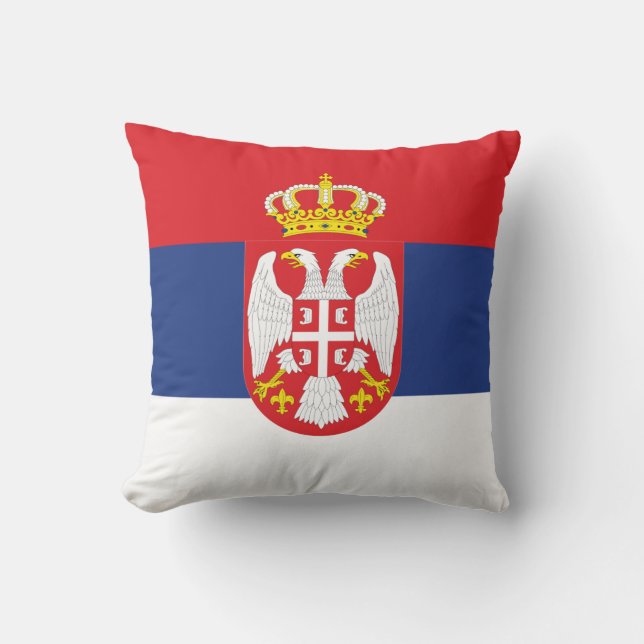 Serbia Flag pillow (Front)