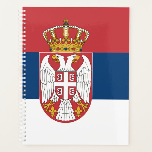 Serbia Flag Planner