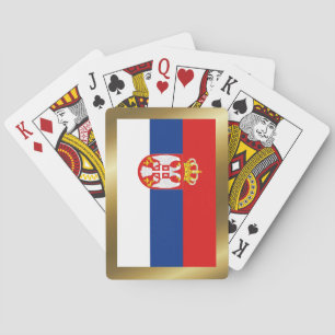 Serbia Flag Playing Cards