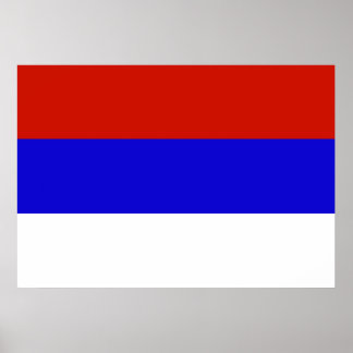 Serbia Flag Poster