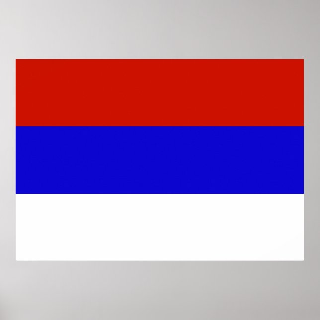 Serbia Flag Poster (Front)