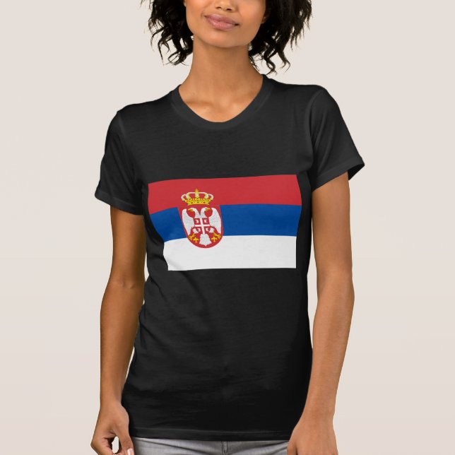 Serbia Flag Products T-Shirt (Front)