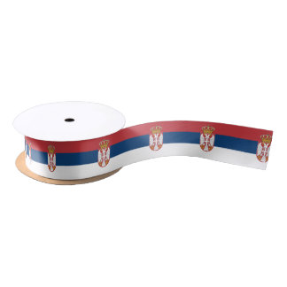 Serbia Flag Satin Ribbon