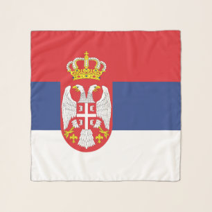 Serbia flag scarf