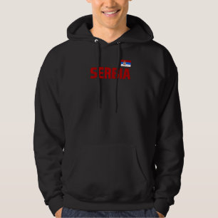 Serbia Flag Serbian Pride International Country Hoodie