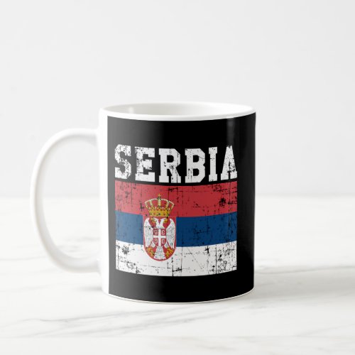 Serbia Flag Serbian Roots Coffee Mug