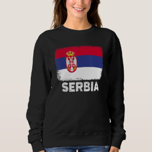 Serbia Flag Support Serbian People Women Men Sweatshirt