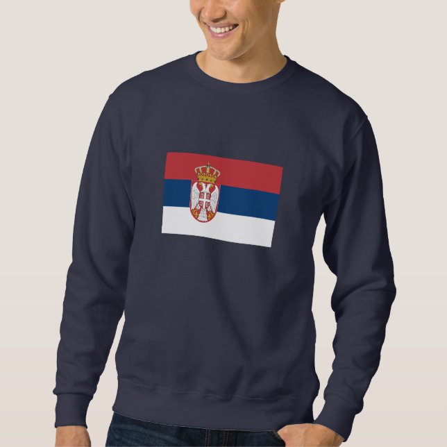 Serbia Flag Sweatshirt (Front)