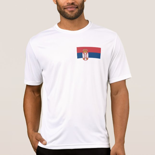Serbia Flag T-Shirt (Front)