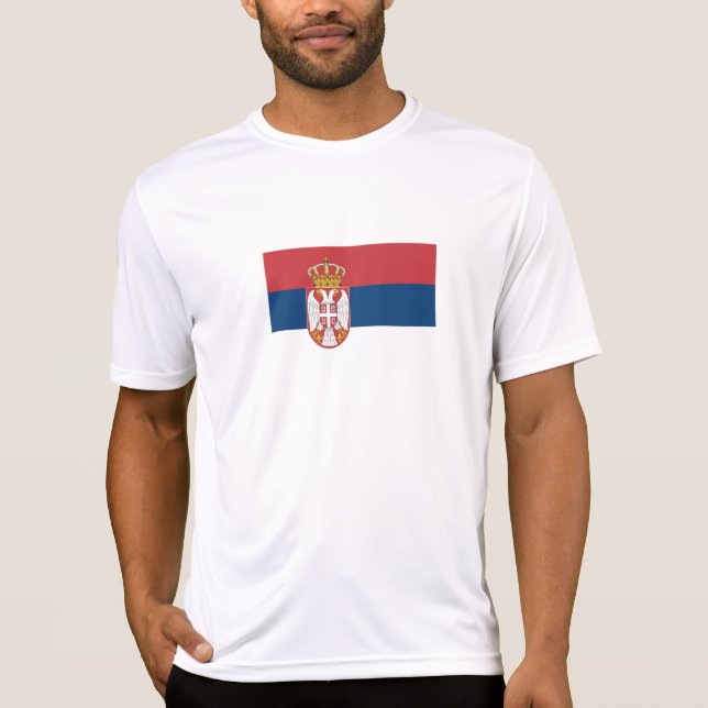 Serbia Flag T-Shirt (Front)