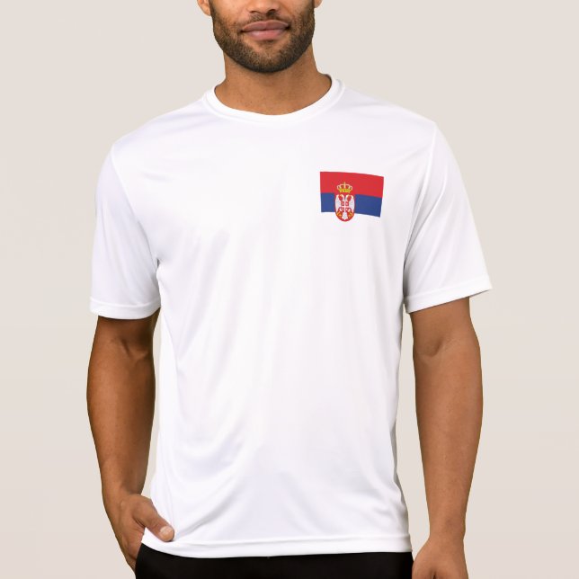 Serbia flag T-Shirt (Front)