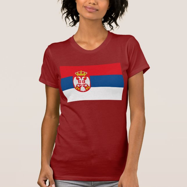 Serbia Flag T-shirt (Front)