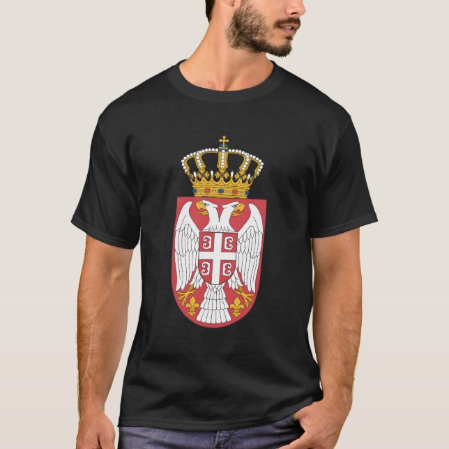 Serbia Flag T-Shirt (Front)