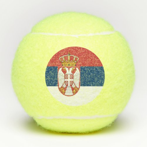 Serbia Flag Tennis Balls