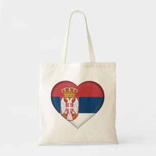 Serbia Flag Tote Bag