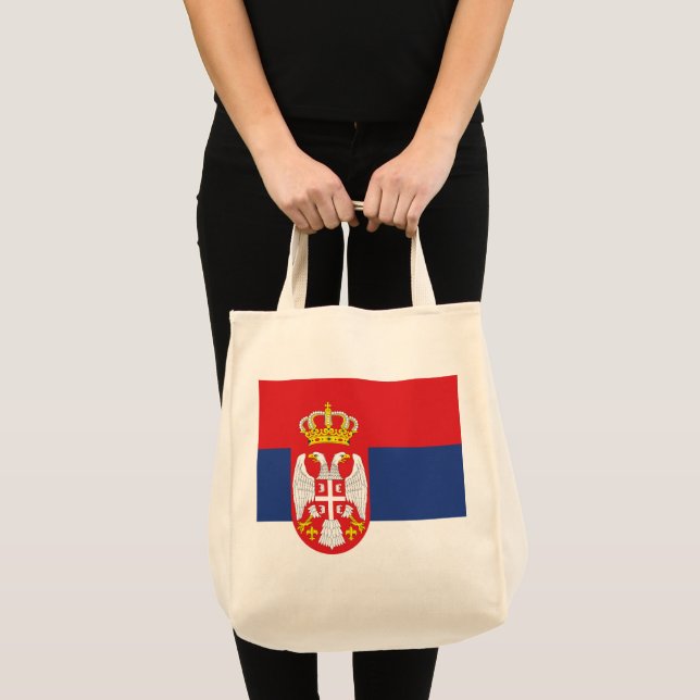Serbia flag tote bag (Front (Product))