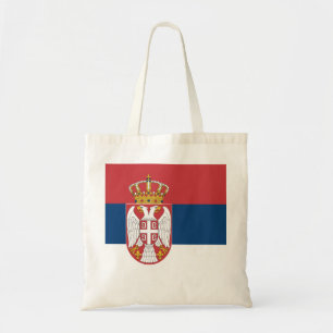 Serbia Flag Tote Bag