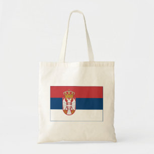 Serbia Flag Tote Bag