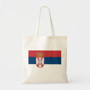 Serbia Flag Tote Bag