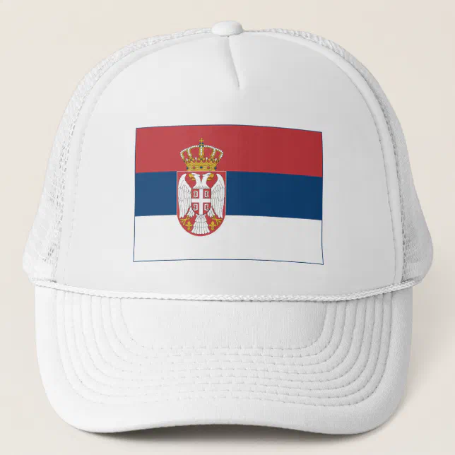 Serbia Flag Trucker Hat | Zazzle