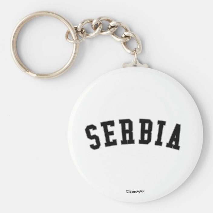 Serbia Key Chain