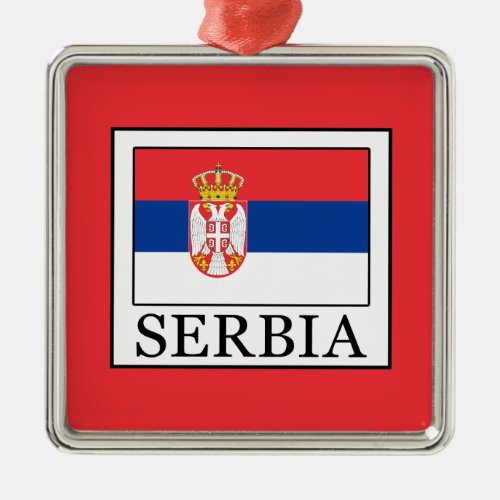Serbia Metal Ornament