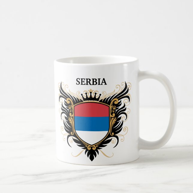 Serbia [personalize] coffee mug (Right)