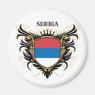 Serbia [personalize] magnet