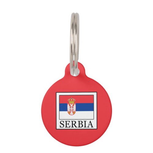 Serbia Pet ID Tag
