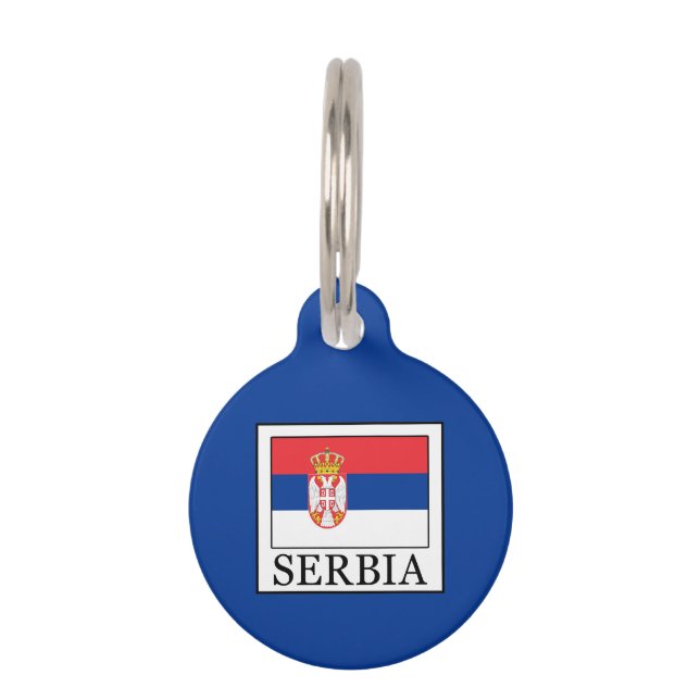 Serbia Pet ID Tag (Front)