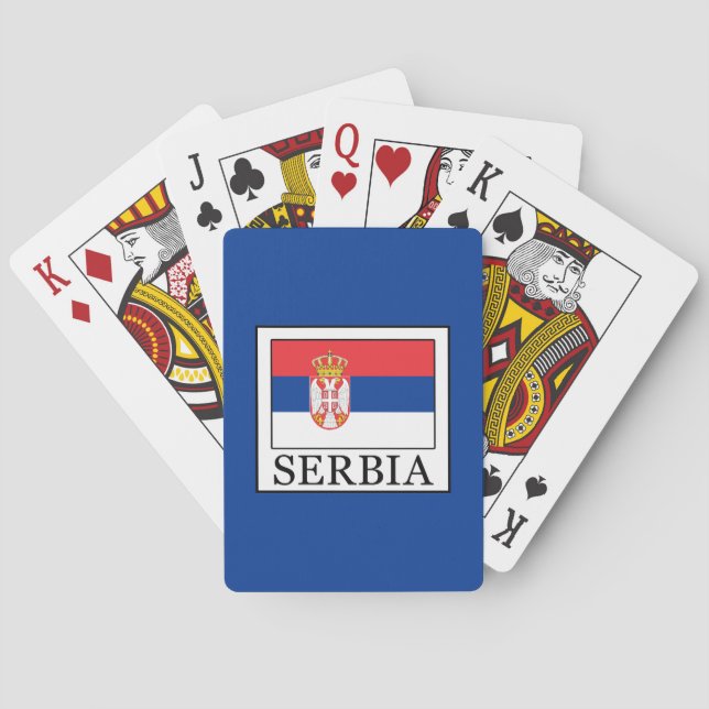 Serbia Poker Cards (Back)