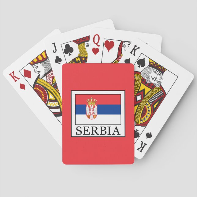 Serbia Poker Cards (Back)