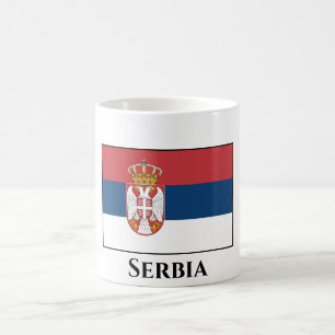 Serbia (Serbian) Flag Coffee Mug