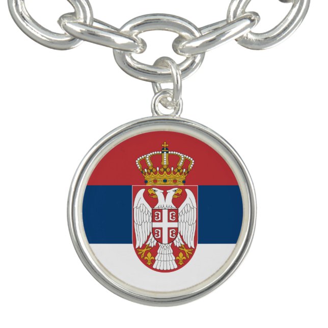 Serbia & Serbian Flag fashion, travel /sports Bracelet (Design)