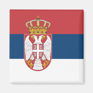 Serbia (Serbian) Flag Magnet