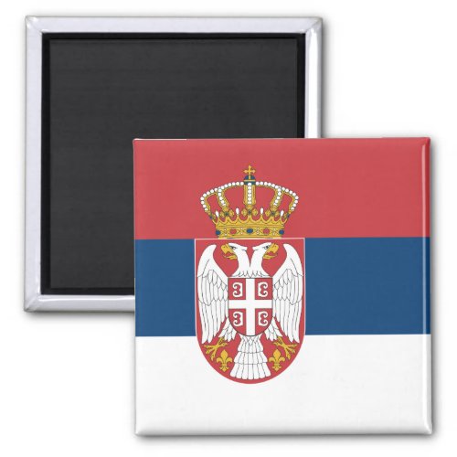 Serbia Serbian Flag Magnet