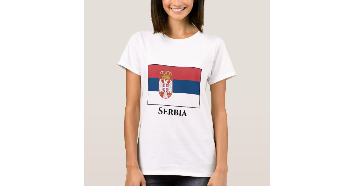 Serbia Soccer Retro T-Shirt Srbija Football Red Jersey