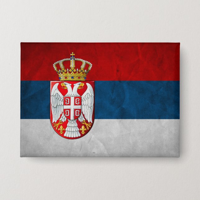 Serbia | Srbija Button (Front)