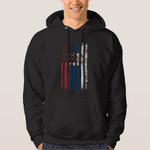 Serbian American Flag Serbian Roots Republic of Se Hoodie
