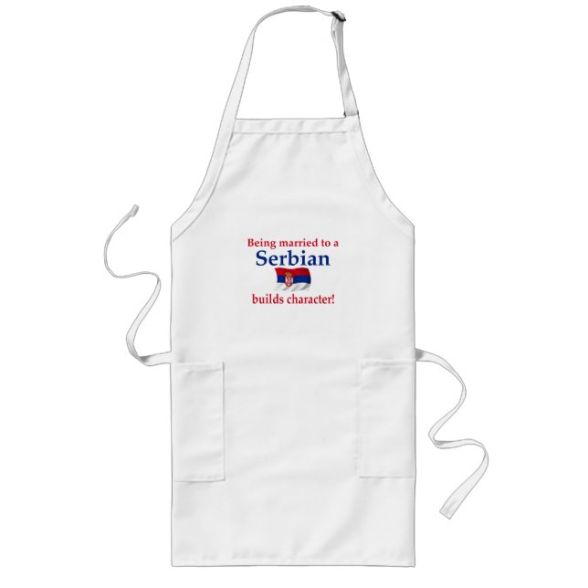 Serbian Builds Character Long Apron (Front)
