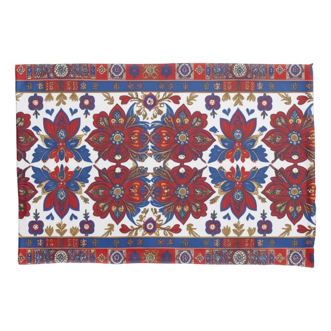 Serbian carpet pattern 8 pillow case (Front)