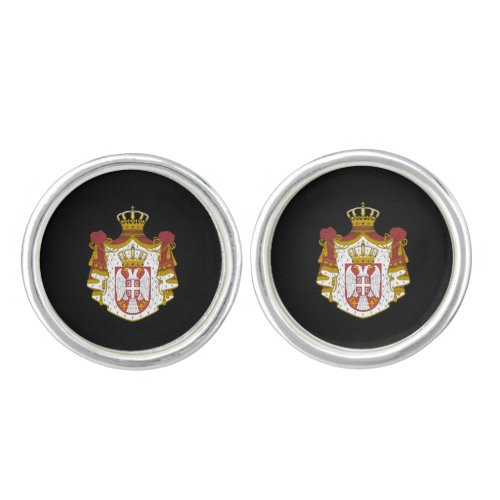 Serbian coat of arms cufflinks