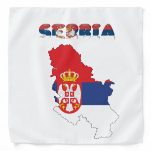 Serbian country flag bandana