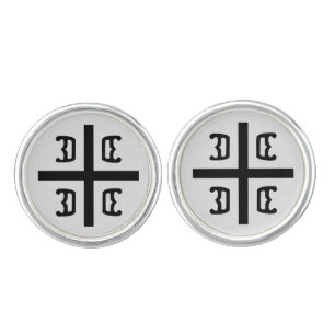 Serbian Cross Cufflinks