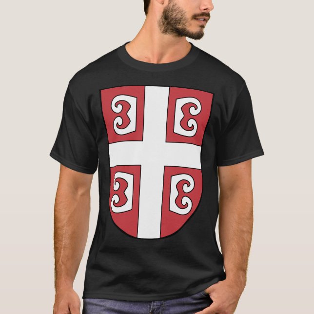 Serbian Cross Serbian veteran T-Shirts (Front)
