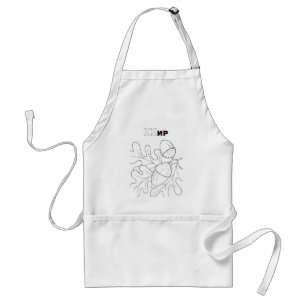 serbian cyrillic acorn adult apron