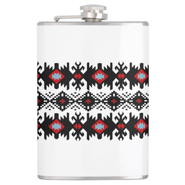 serbian etno T-Shirt Tote Bag Keychain Golf Hat Cl Flask (Front)