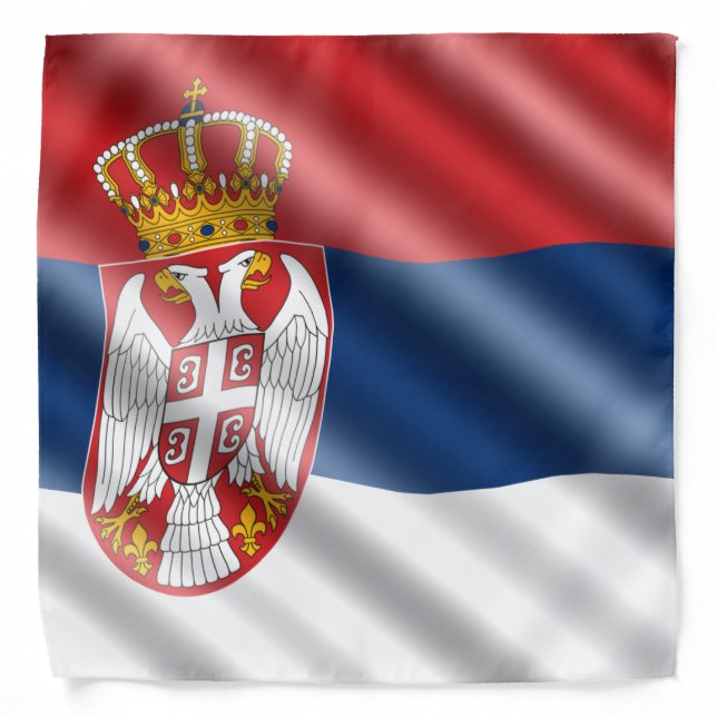 Serbian flag bandana (Front)