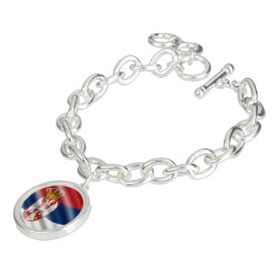 Serbian flag bracelet