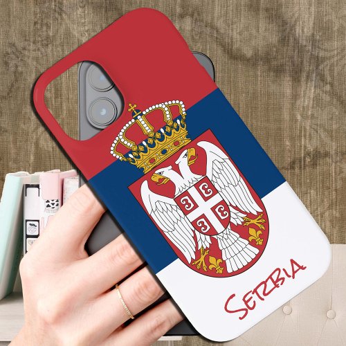 Serbian Flag Case Serbia fashion  sports iPhone iPhone 15 Case